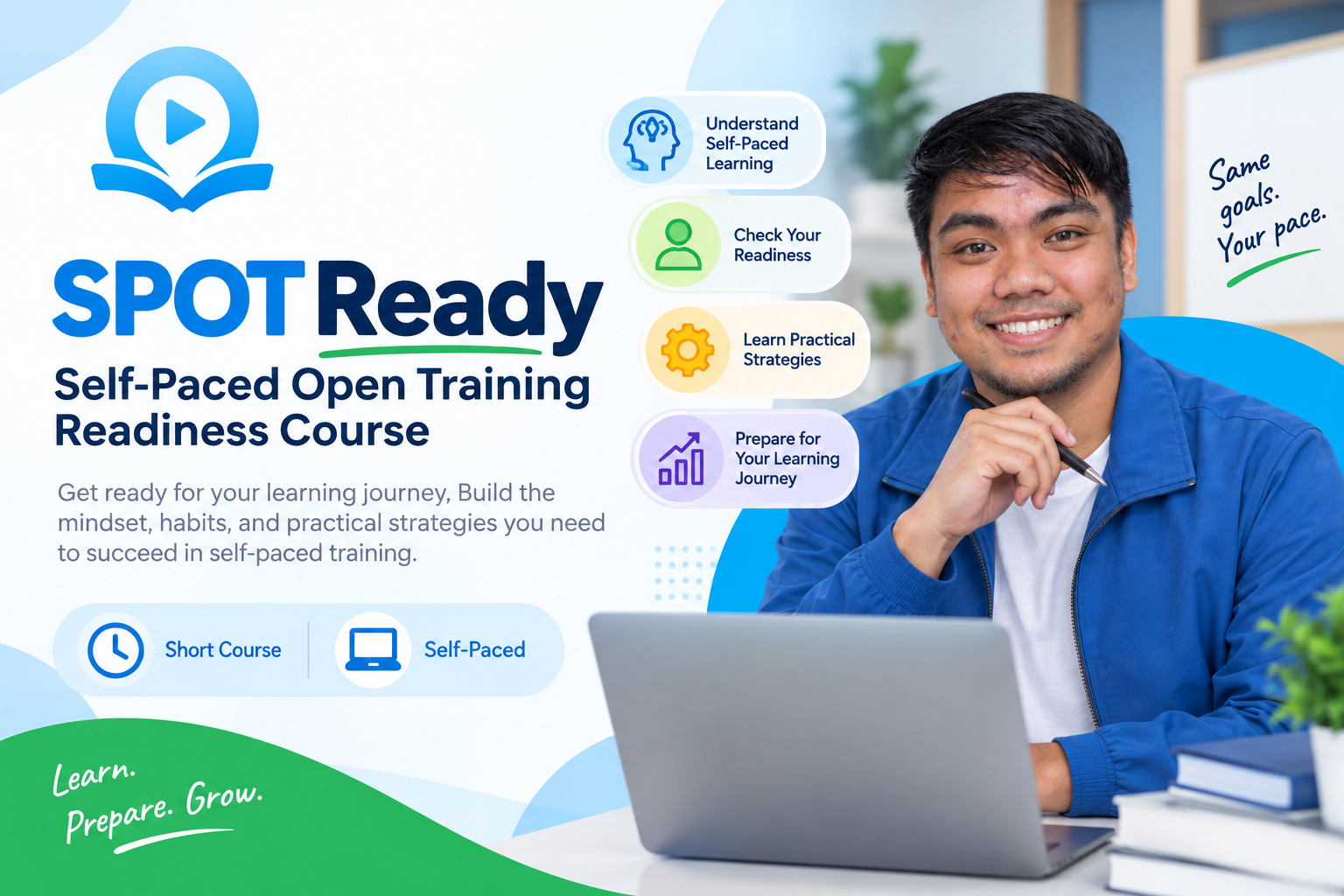 SPOT Ready – Self-Paced Open Training Readiness Course